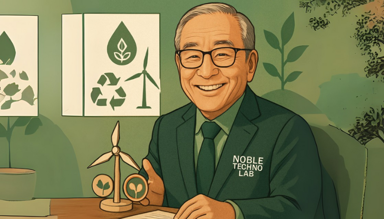 代表 山本のイラスト